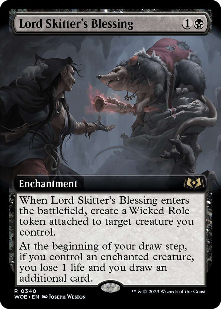 Lord Skitter's Blessing (Extended Art) [Wilds of Eldraine] | Nerdhalla Games