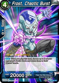 Frost, Chaotic Burst (Divine Multiverse Draft Tournament) (DB2-041) [Tournament Promotion Cards] | Nerdhalla Games