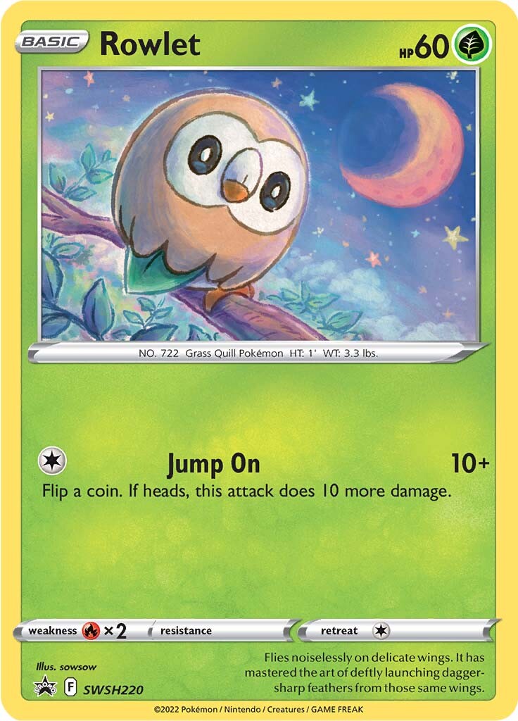 Rowlet (SWSH220) [Sword & Shield: Black Star Promos] | Nerdhalla Games