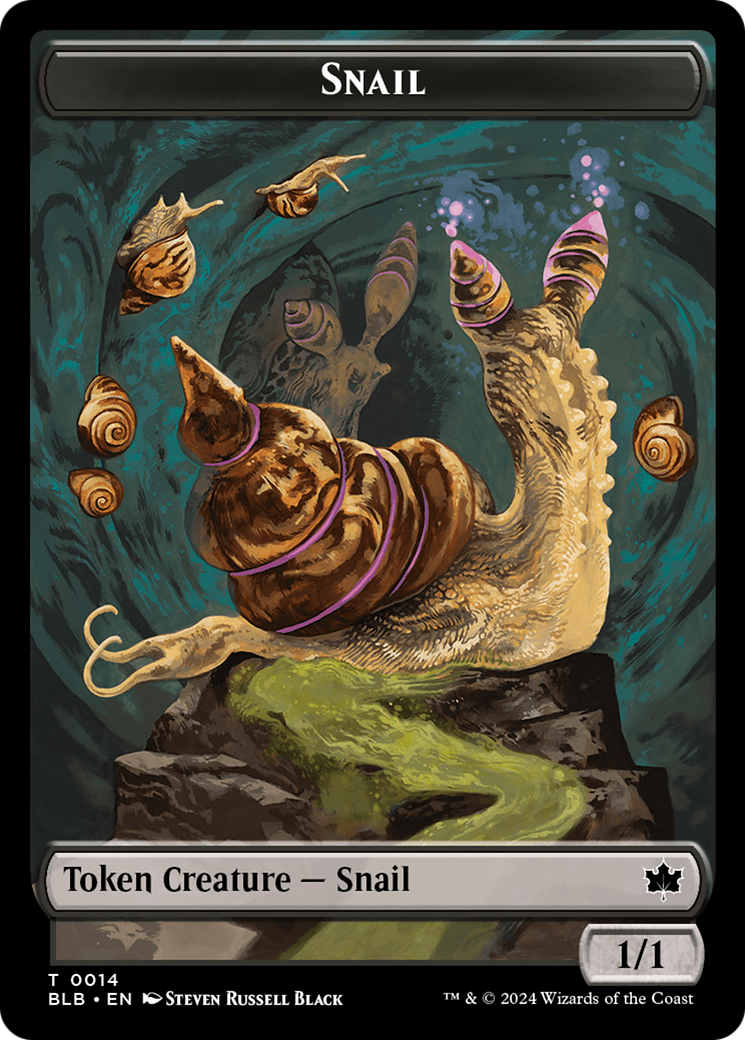 Snail Token [Bloomburrow Tokens] | Nerdhalla Games