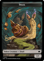 Snail // Thundertrap Trainer Double-Sided Token [Bloomburrow Tokens] | Nerdhalla Games