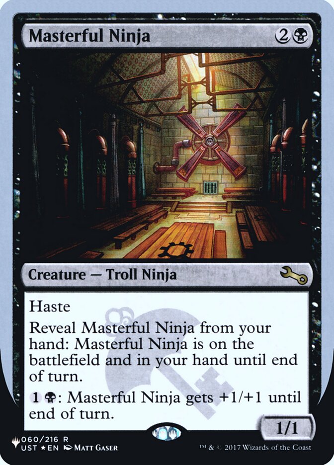 Masterful Ninja (Unfinity Foil Edition) [The List] | Nerdhalla Games