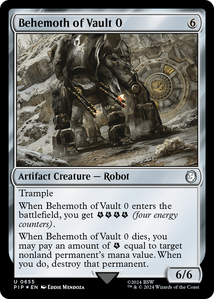 Behemoth of Vault 0 (Surge Foil) [Fallout] | Nerdhalla Games