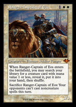 Ranger-Captain of Eos (Retro Foil Etched) [Modern Horizons] | Nerdhalla Games