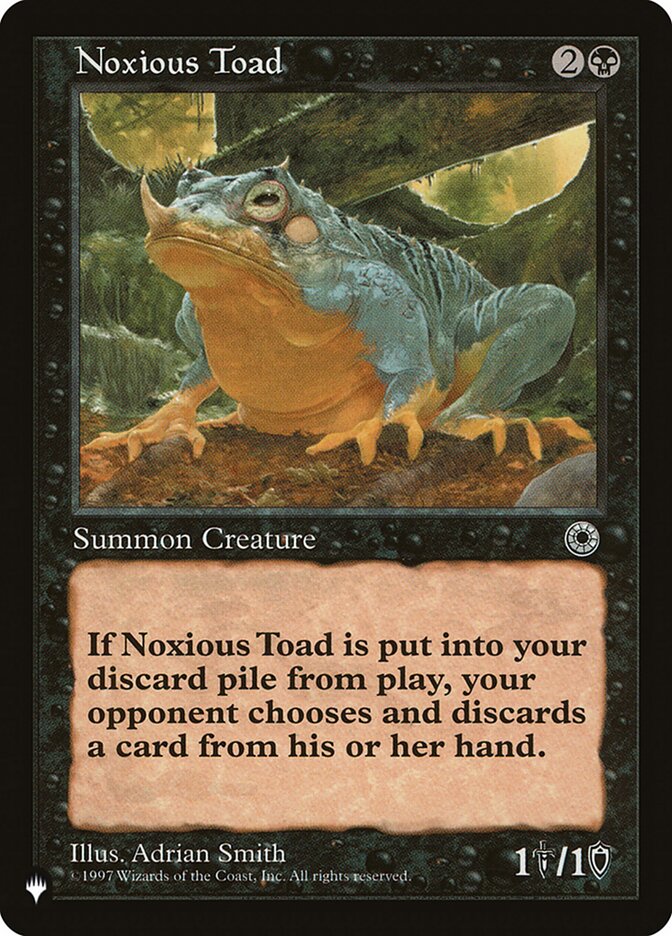 Noxious Toad [The List] | Nerdhalla Games