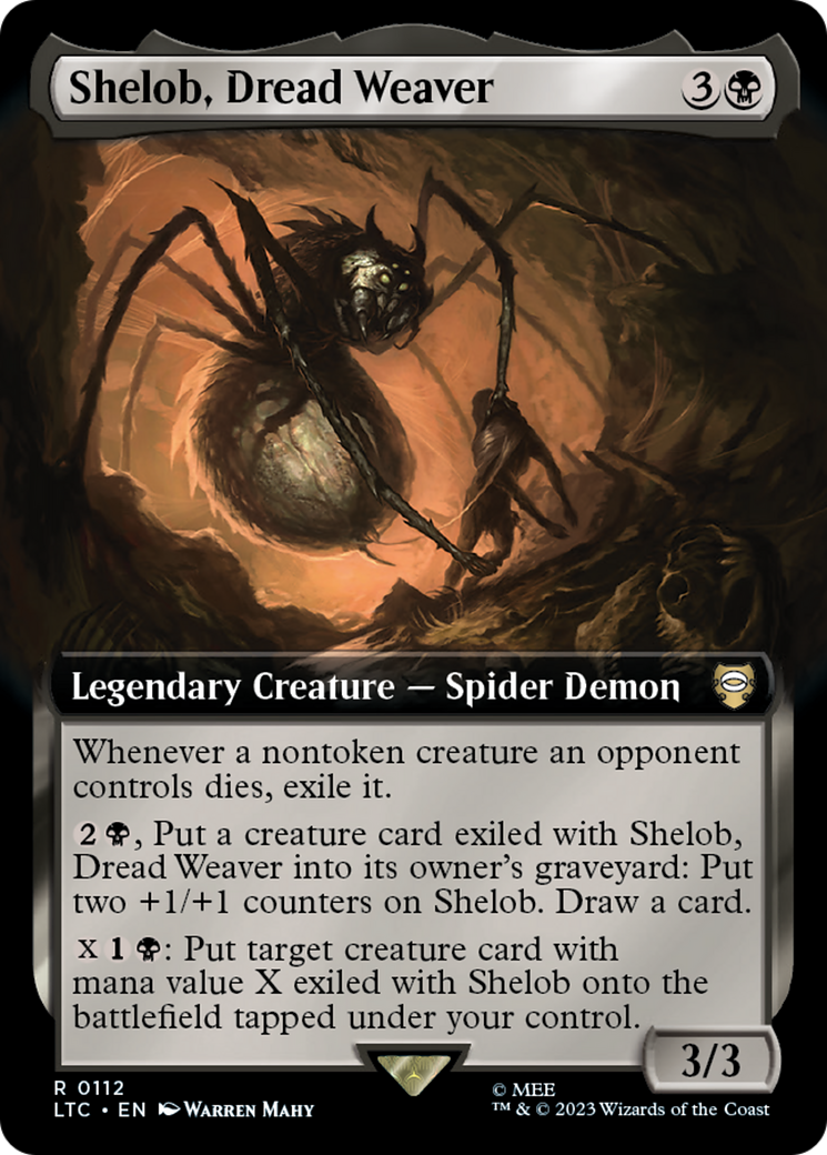 Shelob, Dread Weaver (Extended Art) [The Lord of the Rings: Tales of Middle-Earth Commander] | Nerdhalla Games