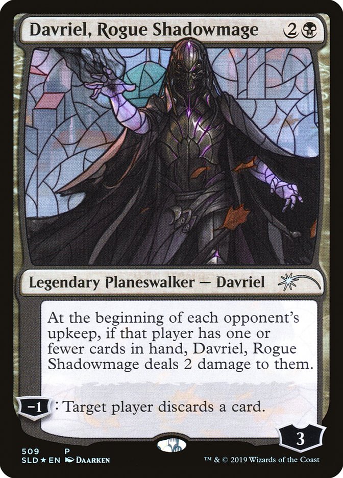 Davriel, Rogue Shadowmage (Stained Glass) [Secret Lair Drop Promos] | Nerdhalla Games