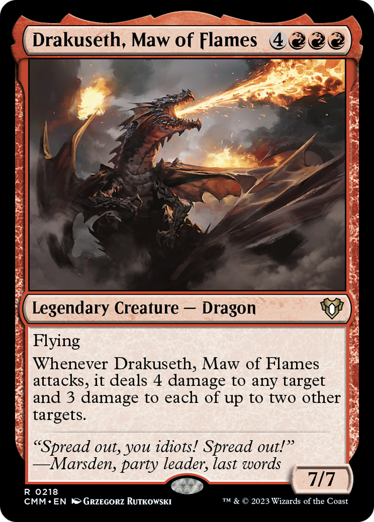 Drakuseth, Maw of Flames [Commander Masters] | Nerdhalla Games