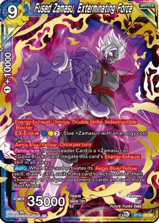 Fused Zamasu, Exterminating Force (BT16-129) [Realm of the Gods] | Nerdhalla Games