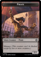 City's Blessing // Pirate (0005) Double-Sided Token [The Lost Caverns of Ixalan Commander Tokens] | Nerdhalla Games