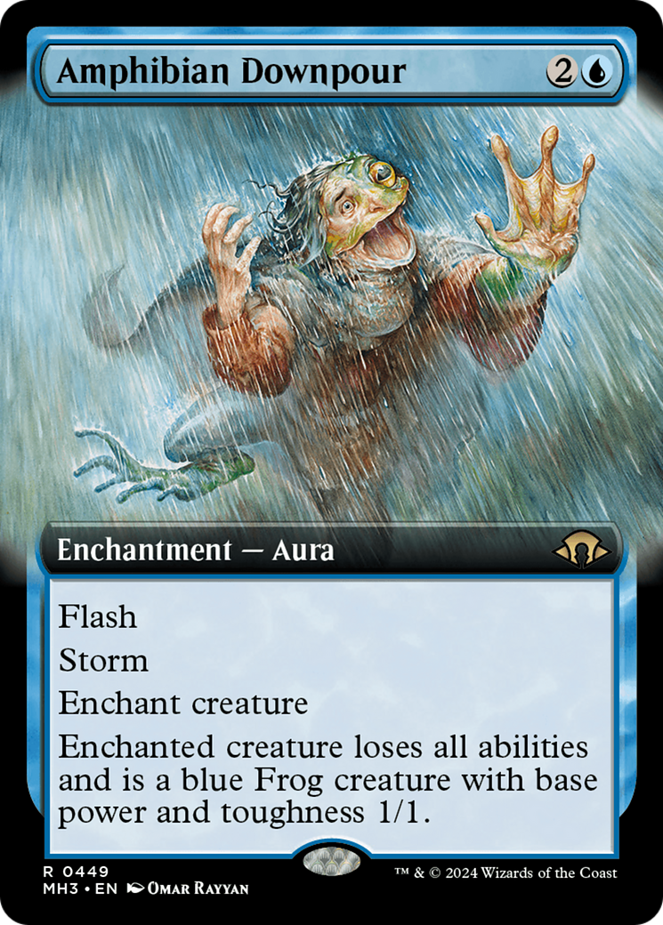 Amphibian Downpour (Extended Art) [Modern Horizons 3] | Nerdhalla Games