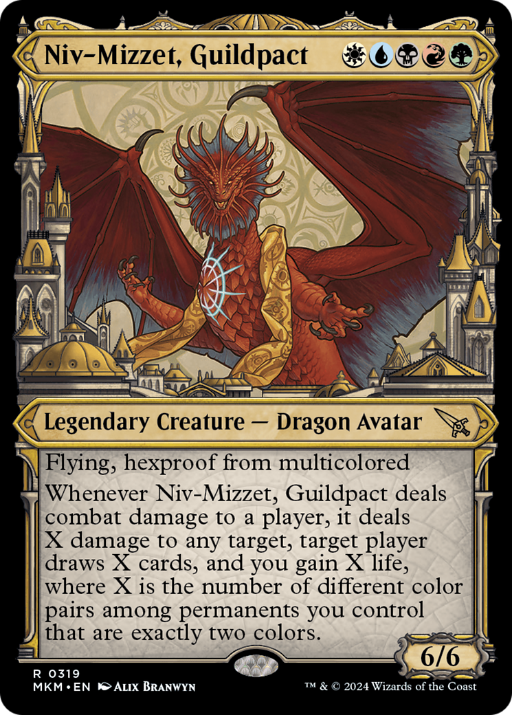 Niv-Mizzet, Guildpact (Showcase) (319) [Murders at Karlov Manor] | Nerdhalla Games