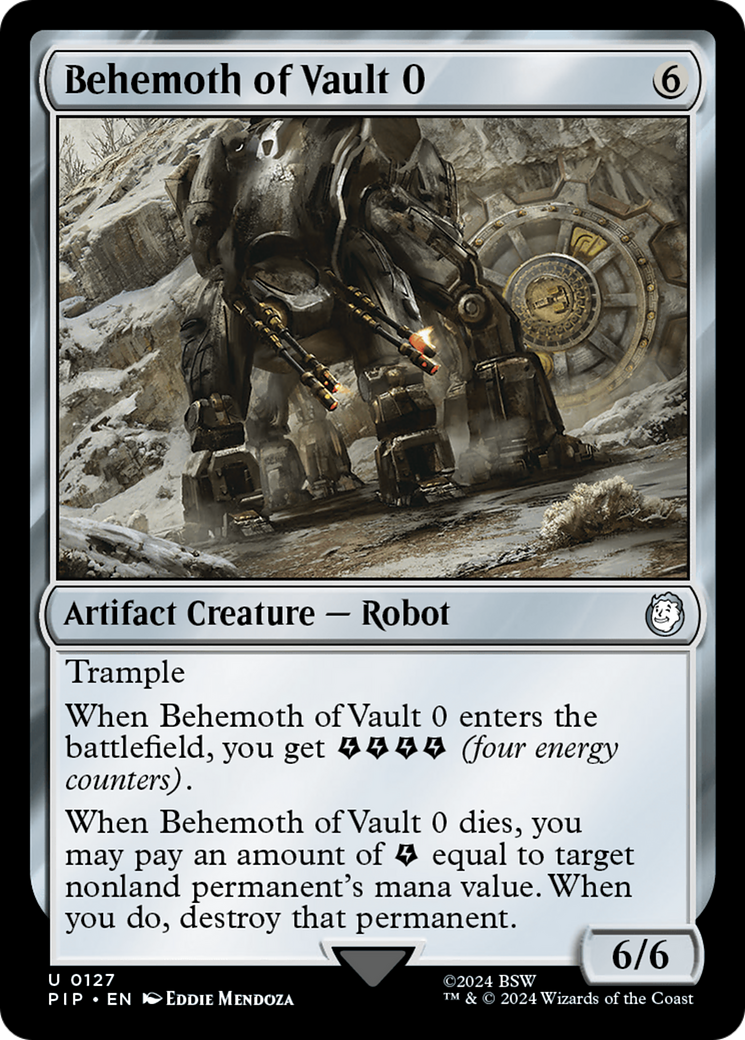 Behemoth of Vault 0 [Fallout] | Nerdhalla Games