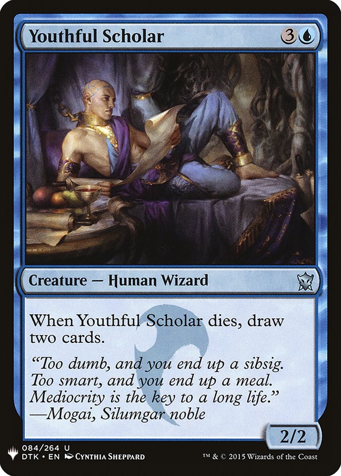 Youthful Scholar [Mystery Booster] | Nerdhalla Games