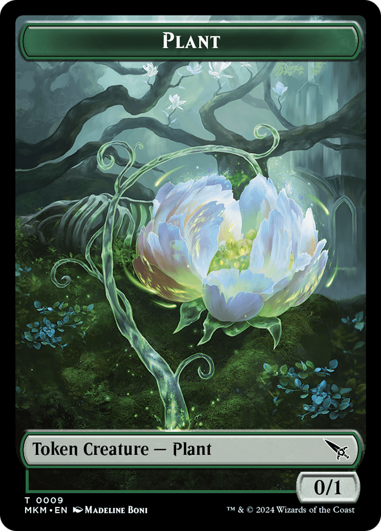 Plant Token [Murders at Karlov Manor Tokens] | Nerdhalla Games