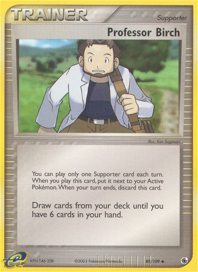 Professor Birch (89/109) [EX: Ruby & Sapphire] | Nerdhalla Games