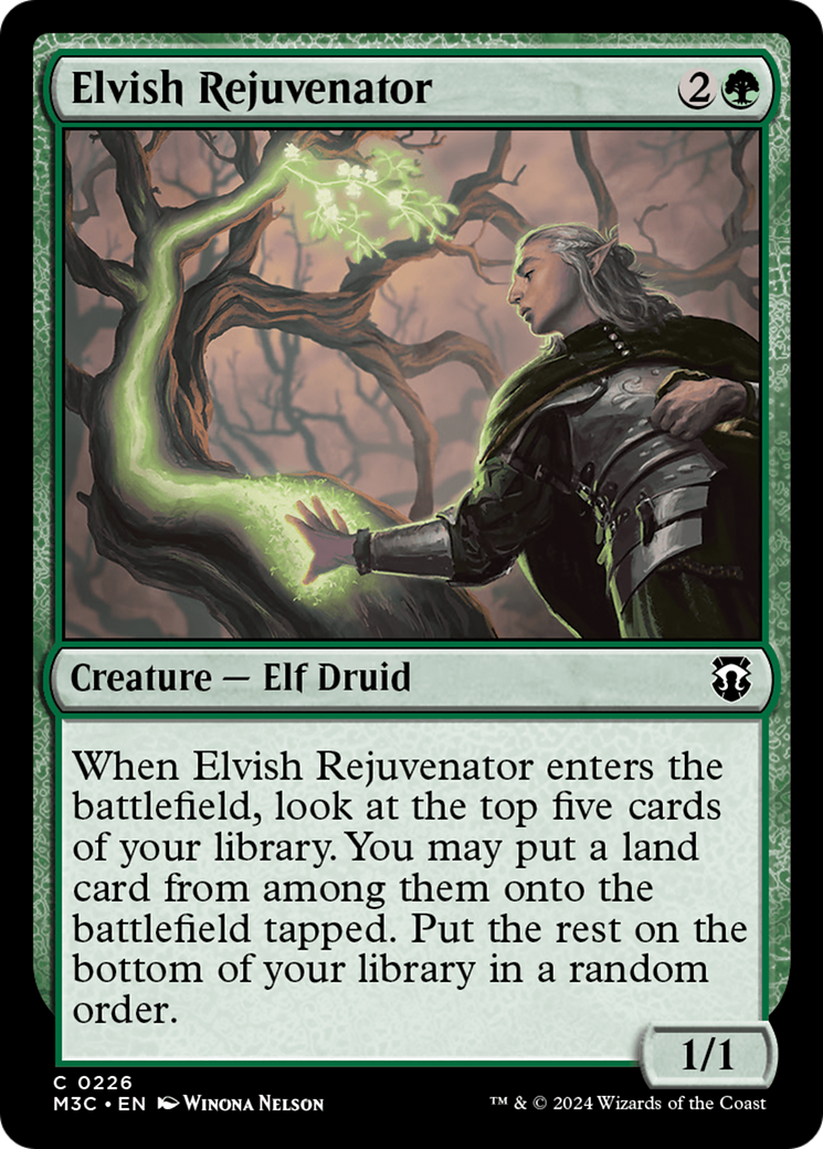 Elvish Rejuvenator (Ripple Foil) [Modern Horizons 3 Commander] | Nerdhalla Games