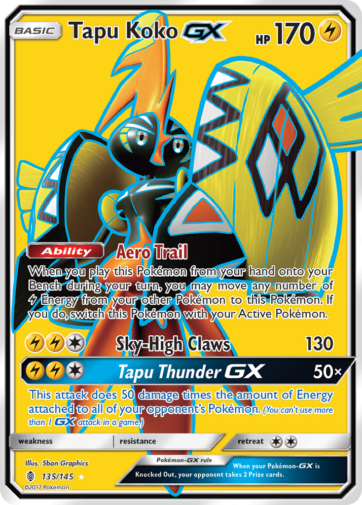 Tapu Koko GX (135/145) [Sun & Moon: Guardians Rising] | Nerdhalla Games