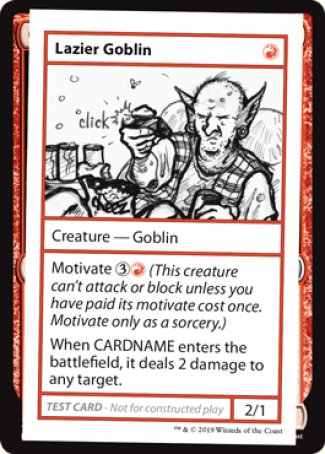 Lazier Goblin (2021 Edition) [Mystery Booster Playtest Cards] | Nerdhalla Games