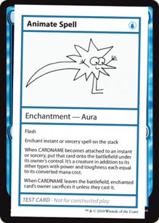 Animate Spell (2021 Edition) [Mystery Booster Playtest Cards] | Nerdhalla Games