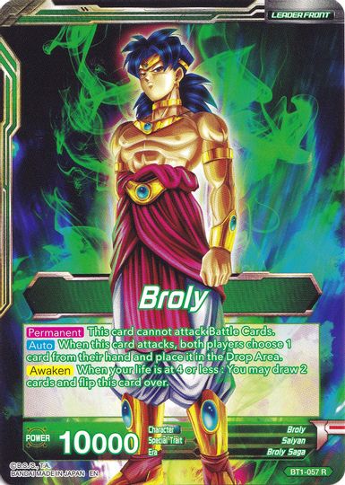 Broly // Broly, The Legendary Super Saiyan (Collector's Selection Vol. 1) (BT1-057) [Promotion Cards] | Nerdhalla Games