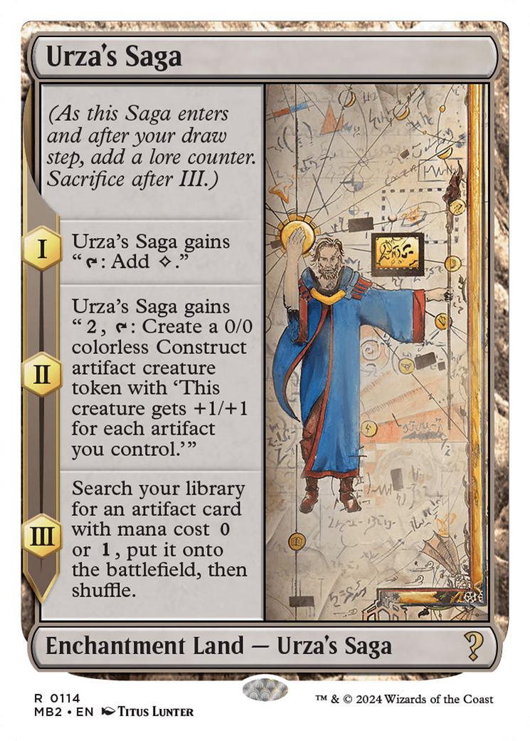 Urza's Saga (White Border) [Mystery Booster 2] | Nerdhalla Games