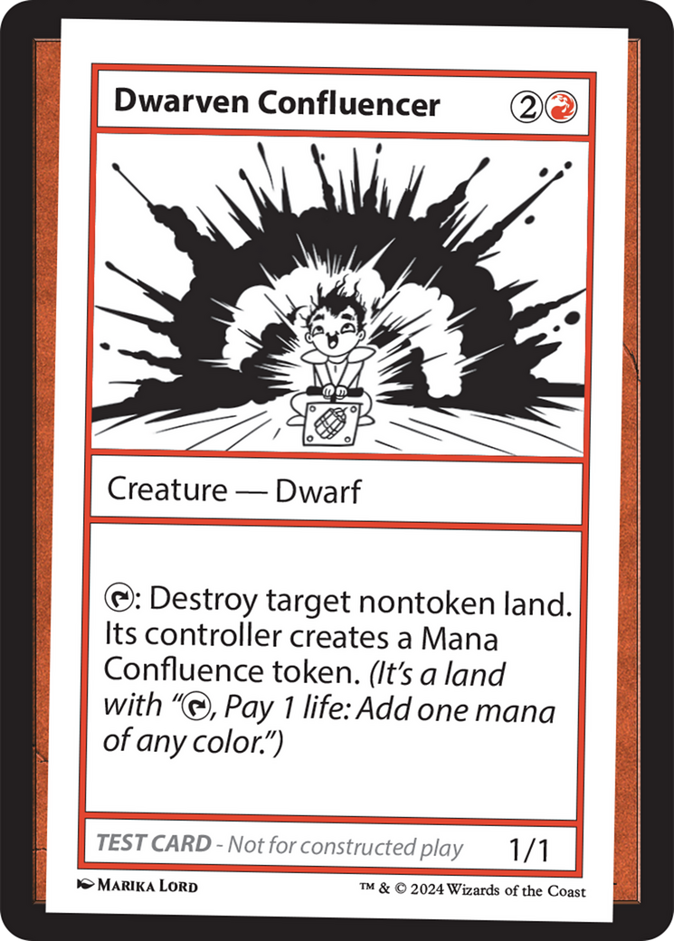 Dwarven Confluencer [Mystery Booster 2 Playtest Cards] | Nerdhalla Games