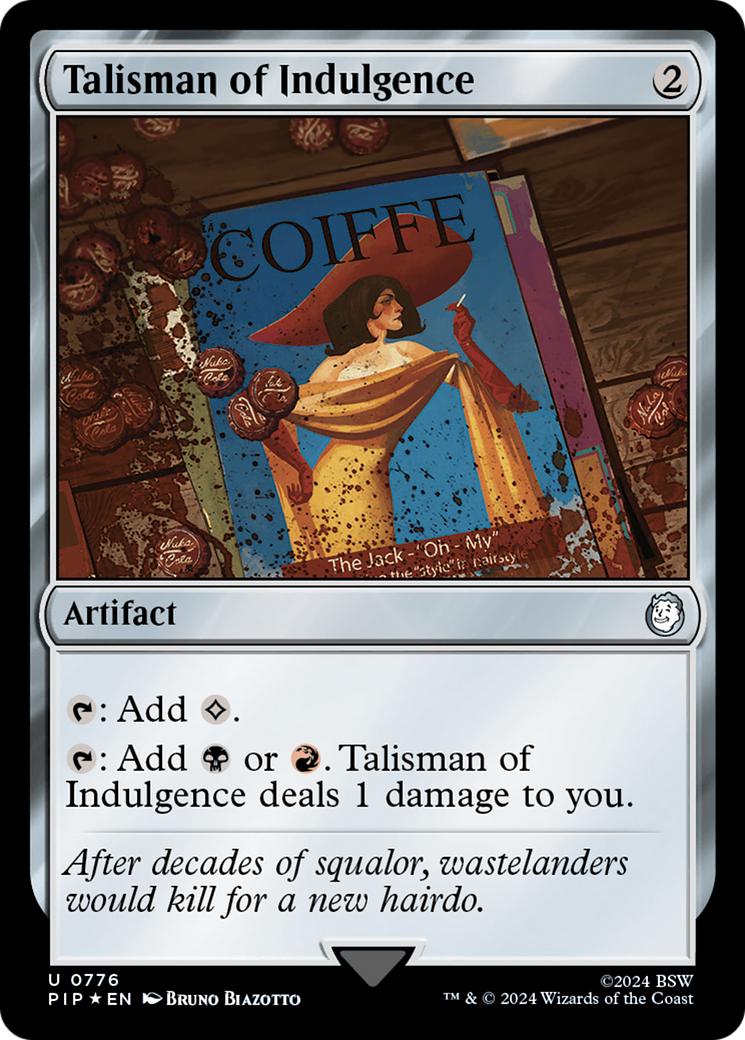 Talisman of Indulgence (Surge Foil) [Fallout] | Nerdhalla Games