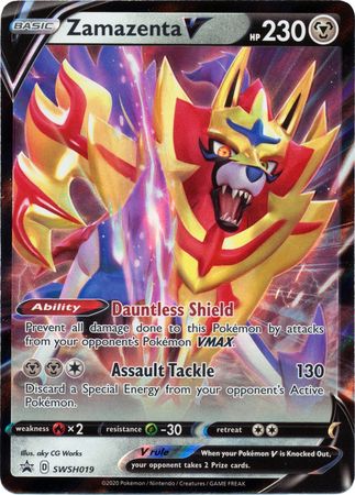 Zamazenta V (SWSH019) [Sword & Shield: Black Star Promos] | Nerdhalla Games