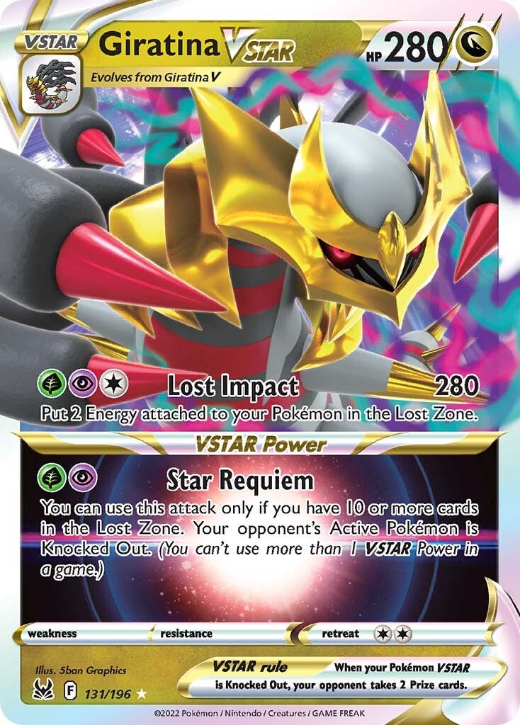 Giratina VSTAR (131/196) (Jumbo Card) [Sword & Shield: Lost Origin] | Nerdhalla Games