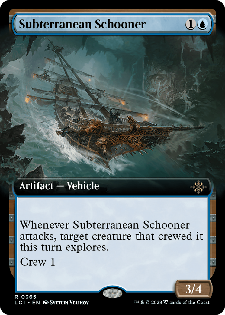 Subterranean Schooner (Extended Art) [The Lost Caverns of Ixalan] | Nerdhalla Games