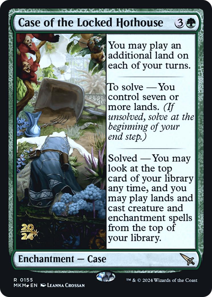 Case of the Locked Hothouse [Murders at Karlov Manor Prerelease Promos] | Nerdhalla Games