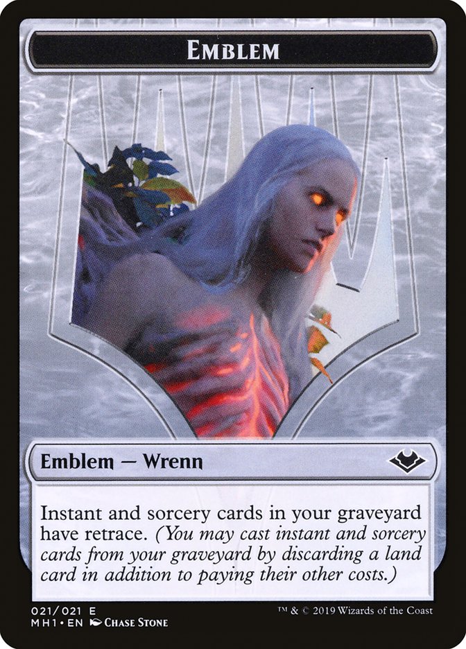 Wrenn and Six Emblem [Modern Horizons Tokens] | Nerdhalla Games