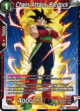 Chain Attack Bardock (P-293) [Tournament Promotion Cards] | Nerdhalla Games