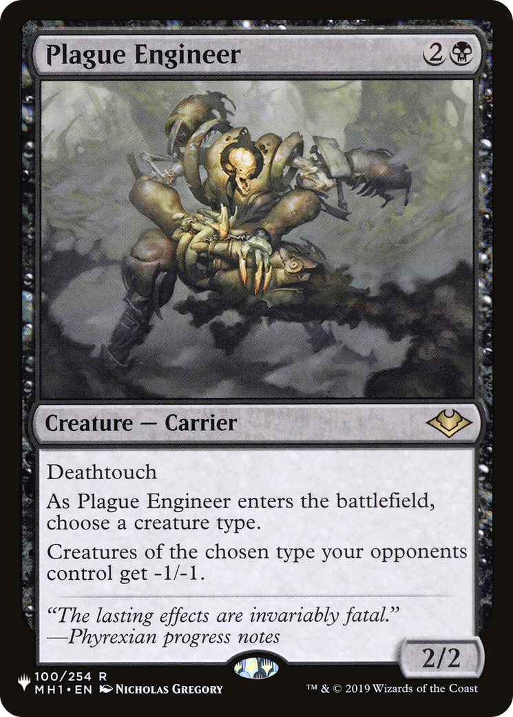 Plague Engineer [The List Reprints] | Nerdhalla Games