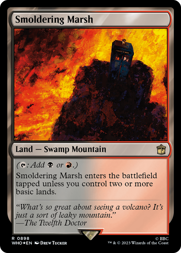 Smoldering Marsh (Surge Foil) [Doctor Who] | Nerdhalla Games