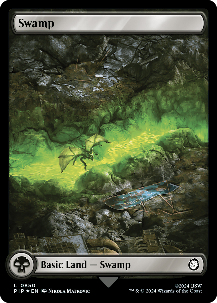 Swamp (0850) (Surge Foil) [Fallout] | Nerdhalla Games