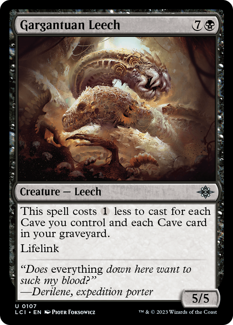 Gargantuan Leech [The Lost Caverns of Ixalan] | Nerdhalla Games