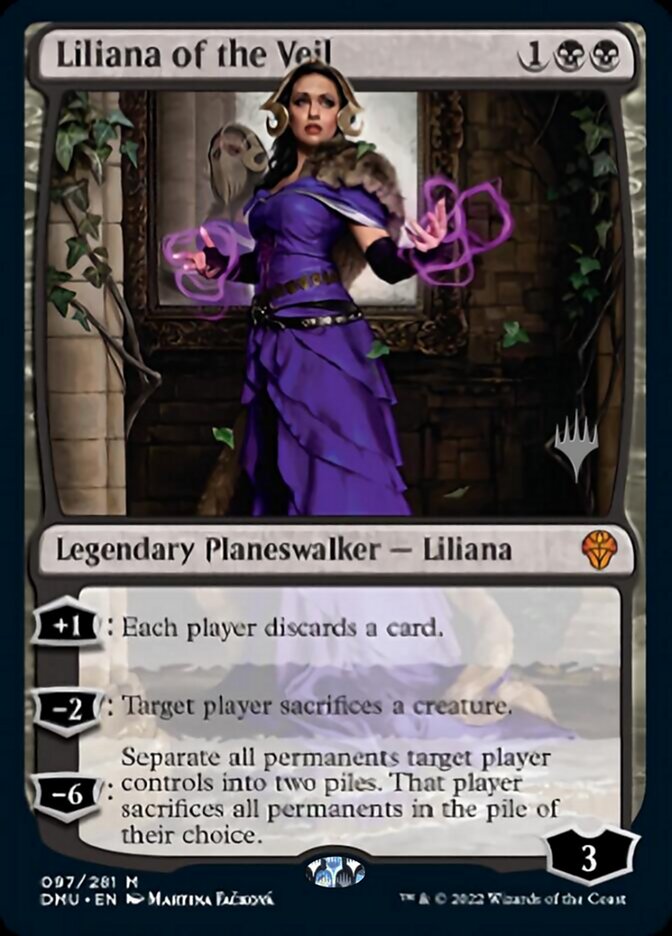 Liliana of the Veil (Promo Pack) [Dominaria United Promos] | Nerdhalla Games