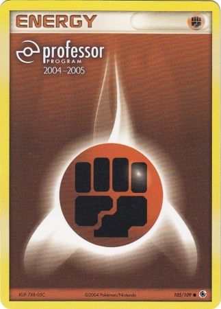 Fighting Energy (105/109) (2004 2005) [Professor Program Promos] | Nerdhalla Games