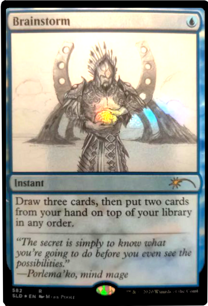 Brainstorm (Sketch) [Secret Lair Drop Promos] | Nerdhalla Games