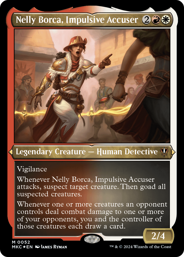 Nelly Borca, Impulsive Accuser (Display Commander) [Murders at Karlov Manor Commander] | Nerdhalla Games