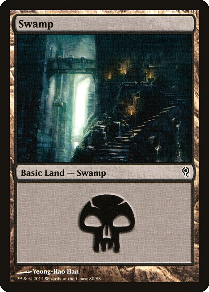 Swamp (80) [Duel Decks: Jace vs. Vraska] | Nerdhalla Games