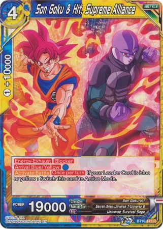 Son Goku & Hit, Supreme Alliance (BT10-145) [Rise of the Unison Warrior 2nd Edition] | Nerdhalla Games