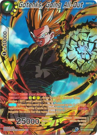 Gotenks, Going All-Out (SPR) (BT10-110) [Rise of the Unison Warrior 2nd Edition] | Nerdhalla Games