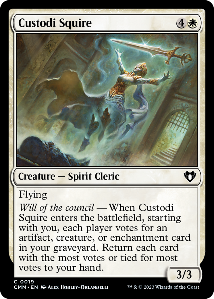 Custodi Squire [Commander Masters] | Nerdhalla Games