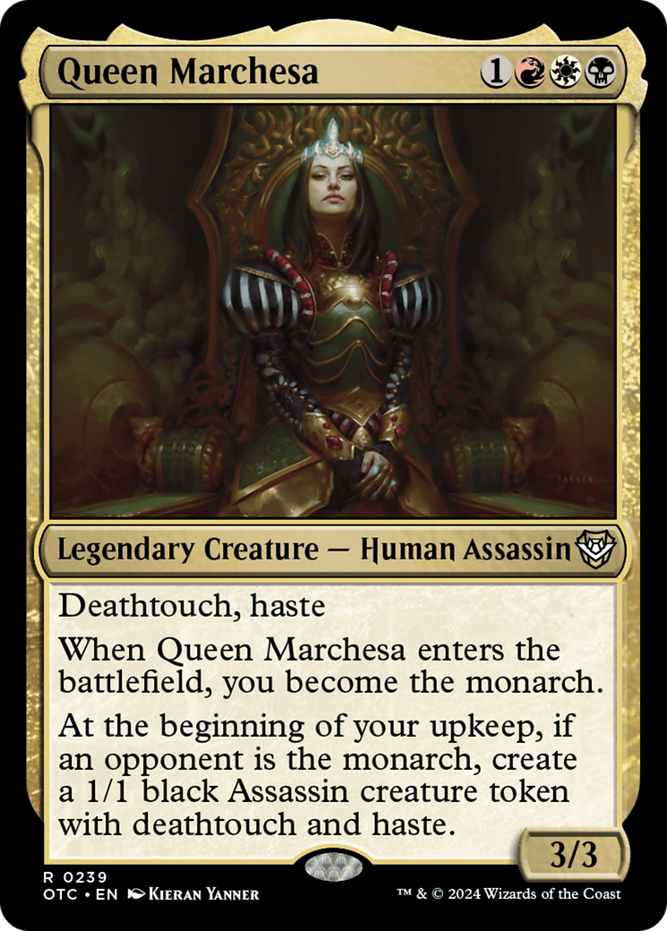 Queen Marchesa [Outlaws of Thunder Junction Commander] | Nerdhalla Games