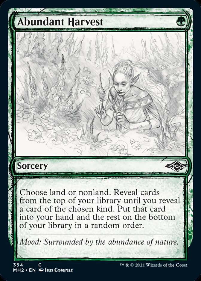 Abundant Harvest (Sketch) [Modern Horizons 2] | Nerdhalla Games