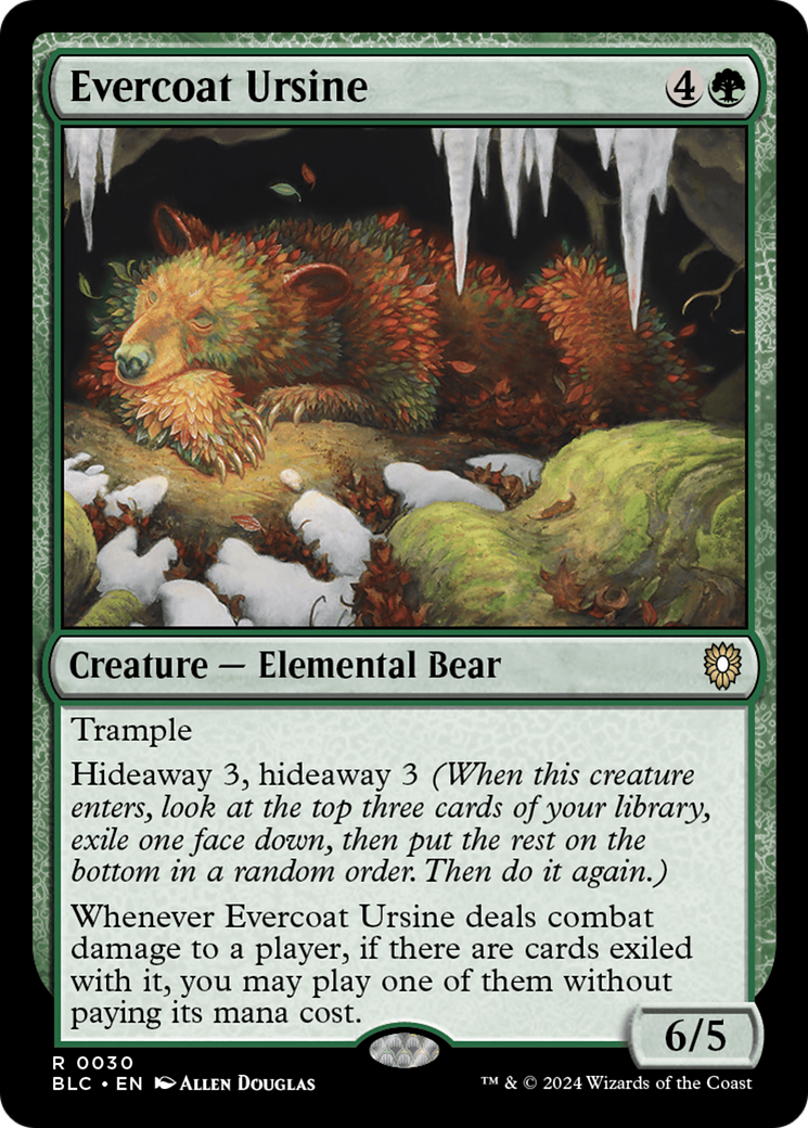 Evercoat Ursine [Bloomburrow Commander] | Nerdhalla Games