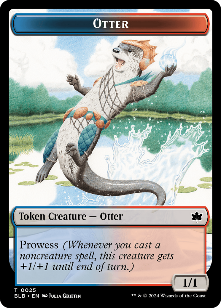 Otter // Copy Double-Sided Token [Bloomburrow Tokens] | Nerdhalla Games